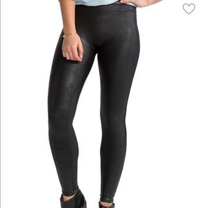 Spanx faux leather leggings new without tags